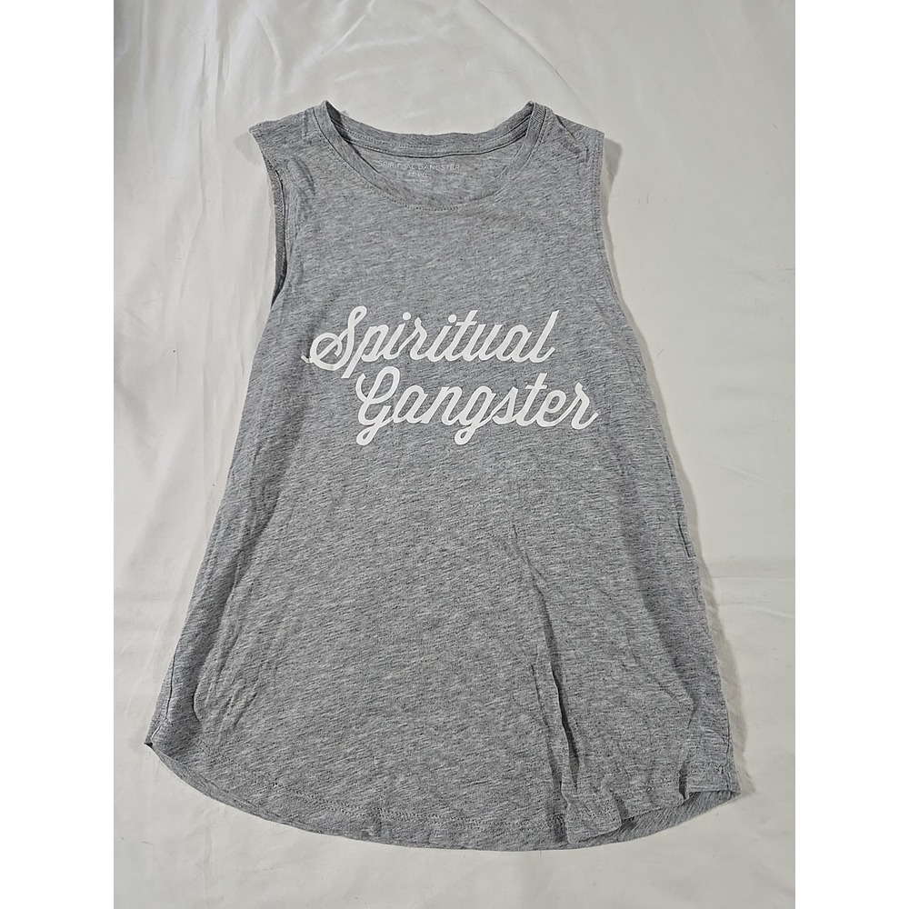 Spiritual Gangster Gray Tank Top Size Extra‎ Small